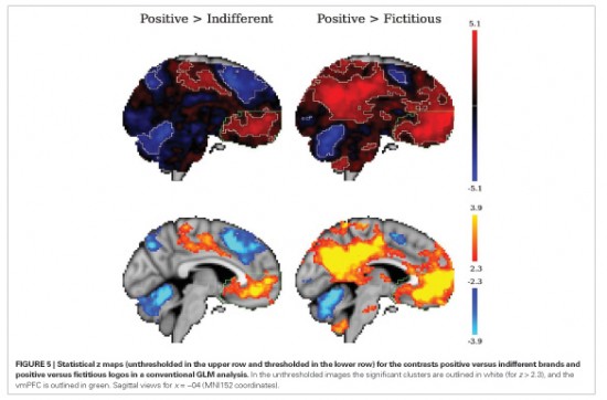 cortex ventromedial y la decisión de marca - estudio de neuromarketing